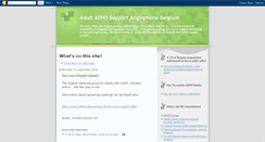 Desktop Screenshot of adultadhdbelgium.blogspot.com