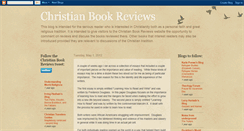 Desktop Screenshot of christian-book-reviewing.blogspot.com