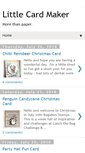 Mobile Screenshot of littlecardmaker.blogspot.com