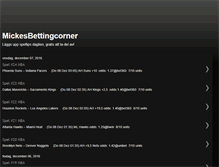 Tablet Screenshot of mickesbettingcorner.blogspot.com
