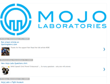 Tablet Screenshot of mojo-labs.blogspot.com