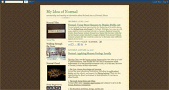 Desktop Screenshot of myideaofnormal.blogspot.com