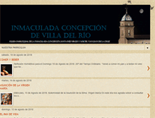 Tablet Screenshot of parroquiavilladelrio.blogspot.com