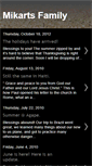 Mobile Screenshot of mikartsfamily.blogspot.com