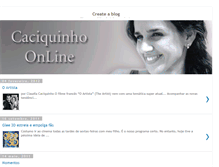 Tablet Screenshot of claudiacaciquinho.blogspot.com