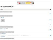 Tablet Screenshot of mrsuperman787.blogspot.com