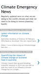 Mobile Screenshot of climateemergencynews.blogspot.com