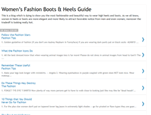 Tablet Screenshot of newfashionboots.blogspot.com