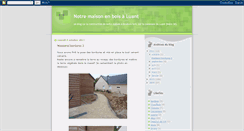Desktop Screenshot of maison-bois-luant.blogspot.com