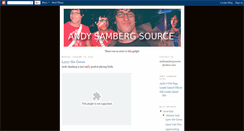 Desktop Screenshot of andysambergsource.blogspot.com