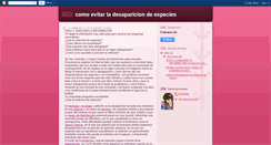 Desktop Screenshot of estrellita-desaparicionespecies.blogspot.com