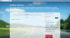 Desktop Screenshot of cmspantherscience.blogspot.com