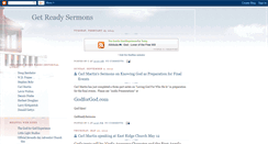 Desktop Screenshot of getreadysermons.blogspot.com