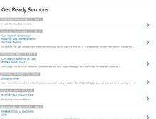 Tablet Screenshot of getreadysermons.blogspot.com