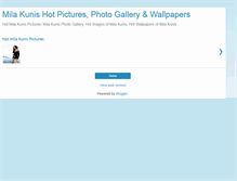 Tablet Screenshot of hotmilakunispics.blogspot.com