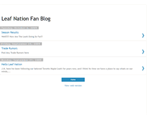 Tablet Screenshot of leaf-nation-fan-blog.blogspot.com
