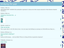 Tablet Screenshot of bridgingthegap-ceci.blogspot.com