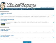 Tablet Screenshot of mistervoyage.blogspot.com