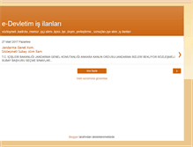 Tablet Screenshot of e-devletimm.blogspot.com