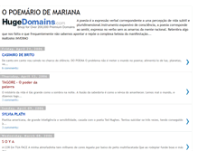 Tablet Screenshot of poemariodemariana.blogspot.com