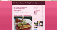 Desktop Screenshot of dashofmasala.blogspot.com