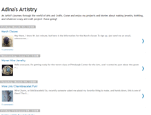 Tablet Screenshot of adinasartistry.blogspot.com