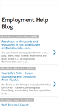 Mobile Screenshot of employmenthelpblog.blogspot.com