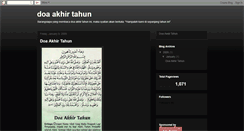 Desktop Screenshot of doaakhirtahun.blogspot.com