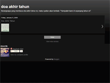 Tablet Screenshot of doaakhirtahun.blogspot.com