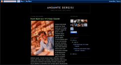 Desktop Screenshot of andantedergisi.blogspot.com