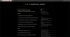 Desktop Screenshot of jj-shopping-spree.blogspot.com