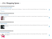 Tablet Screenshot of jj-shopping-spree.blogspot.com