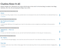 Tablet Screenshot of cluelessintellect.blogspot.com