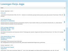 Tablet Screenshot of lowongankerjajogja-solo.blogspot.com