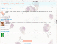 Tablet Screenshot of everythingbeautyandmore.blogspot.com