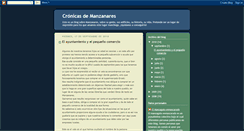 Desktop Screenshot of cronicasdemanzanares.blogspot.com