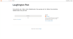 Desktop Screenshot of laughingtonpost.blogspot.com