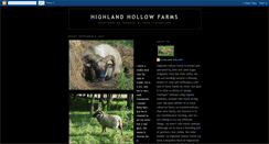 Desktop Screenshot of highlandhollow.blogspot.com