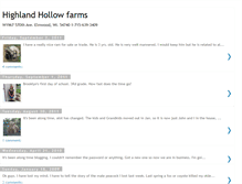 Tablet Screenshot of highlandhollow.blogspot.com