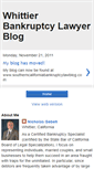 Mobile Screenshot of bankruptcylawyerwhittier.blogspot.com
