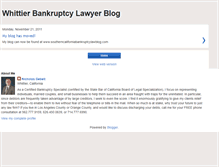 Tablet Screenshot of bankruptcylawyerwhittier.blogspot.com