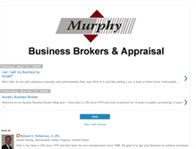 Tablet Screenshot of murphybusinessbroker.blogspot.com