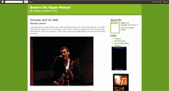 Desktop Screenshot of bewarethehippiemenace.blogspot.com