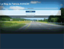 Tablet Screenshot of patriciaahanda.blogspot.com