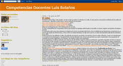 Desktop Screenshot of competenciasdocentesluis.blogspot.com