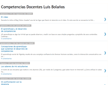 Tablet Screenshot of competenciasdocentesluis.blogspot.com