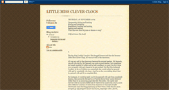 Desktop Screenshot of del-littlemisscleverclogs.blogspot.com
