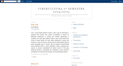 Desktop Screenshot of cibercultura-multimedia.blogspot.com
