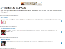 Tablet Screenshot of myplasticlifeandworld.blogspot.com