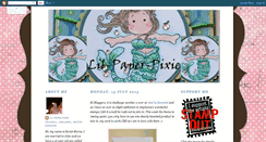 Desktop Screenshot of lil-paper-pixie.blogspot.com